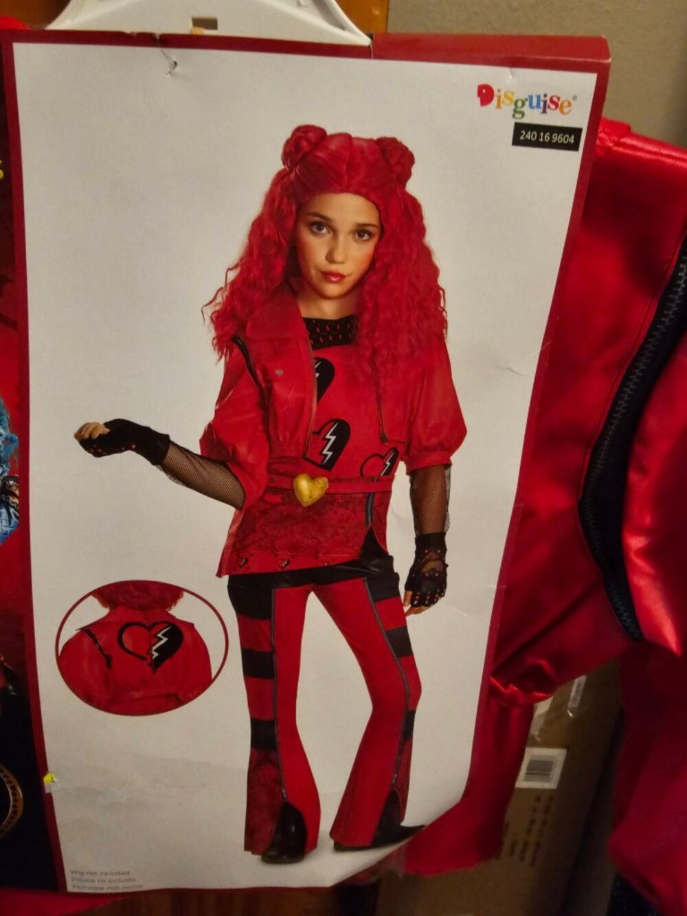 Disguise Disney Descendants Red Costume Kids M Halloween